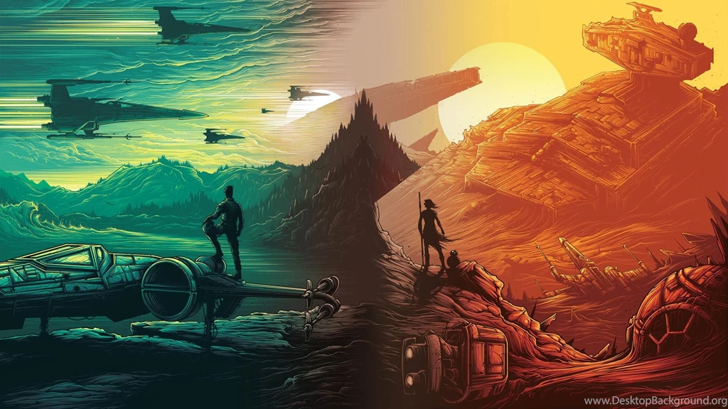 Made A Wallpapers /w The Two IMAX Posters : StarWars