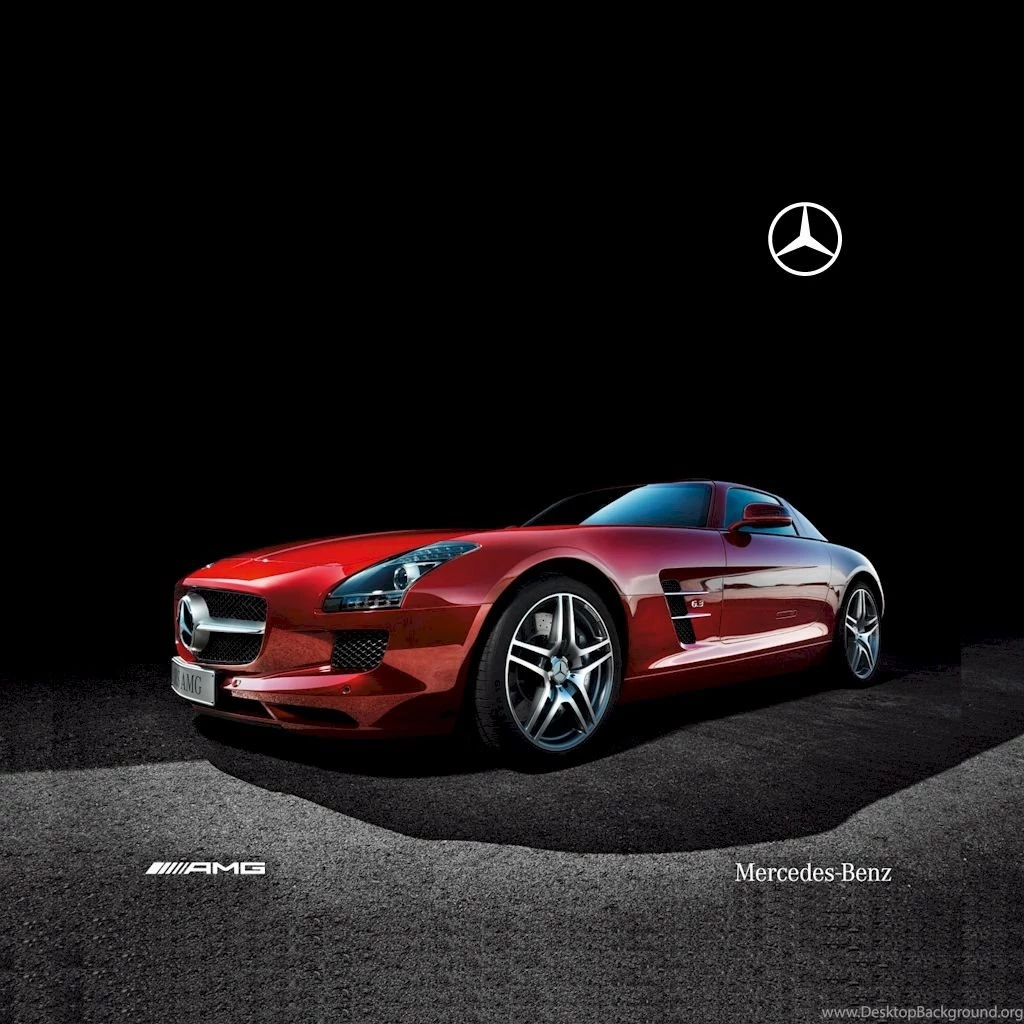 Mercedes Benz SLS iPad Wallpapers 1024 X 1024   Car Wallpapers