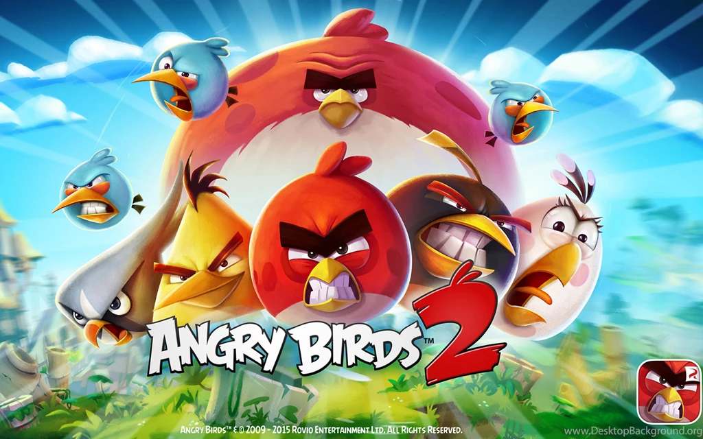 HD Backgrounds New Angry Birds 2 Game Poster Wallpapers