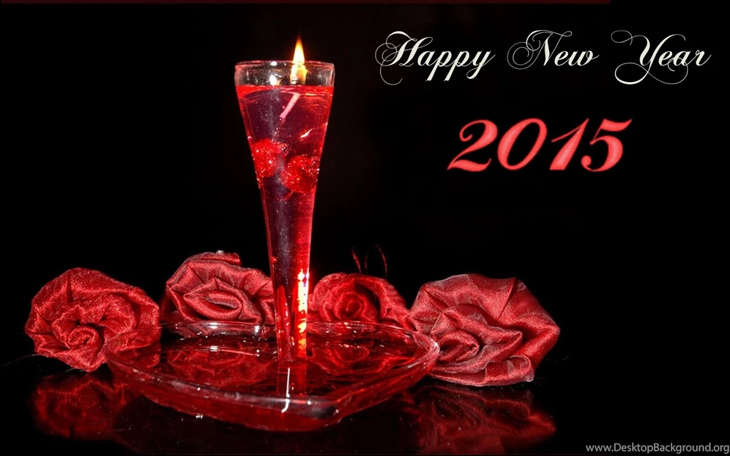Happy New Year 2015 Red Wallpapers