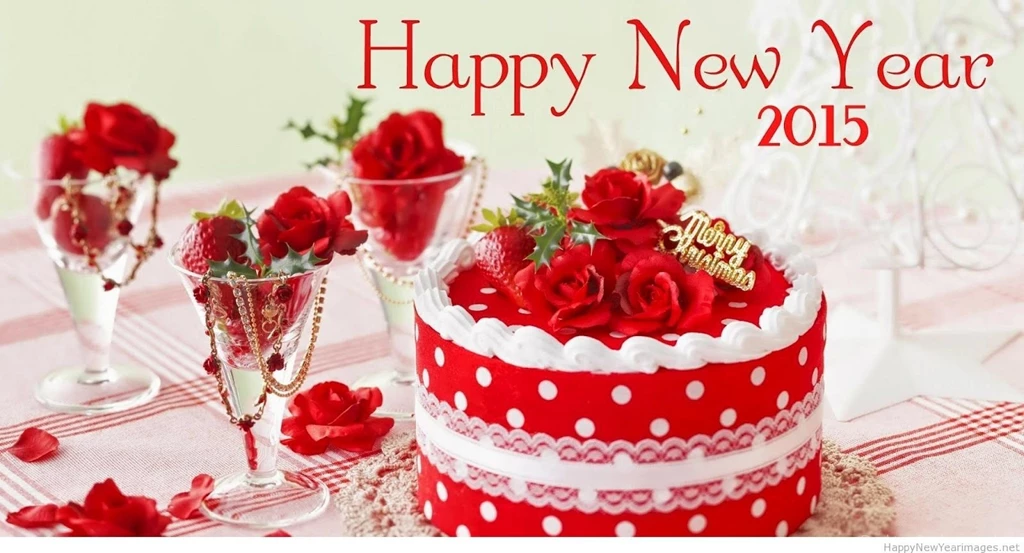 Happy new year 2015 cake wallpaper hd