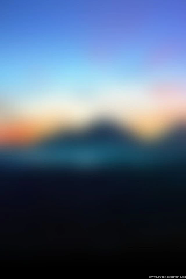Mountain Sunrise Gradation Blur Backgrounds iPhone 4s Wallpapers ...