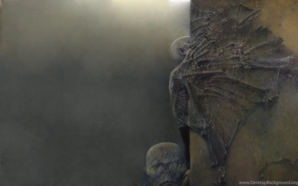 Horror, Creepy, Paintings, Skeletons, Artwork, Zdzislaw Beksinski ...