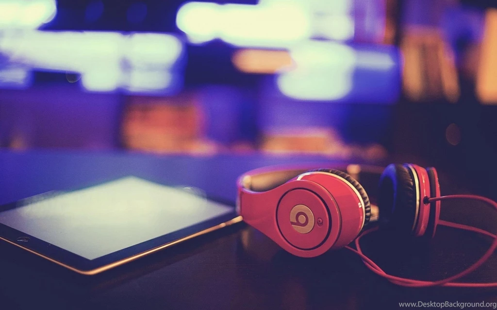 Headphones Beats, Tablet, Hi tech, Photo, Warm, Close up, Hd Wallpapers