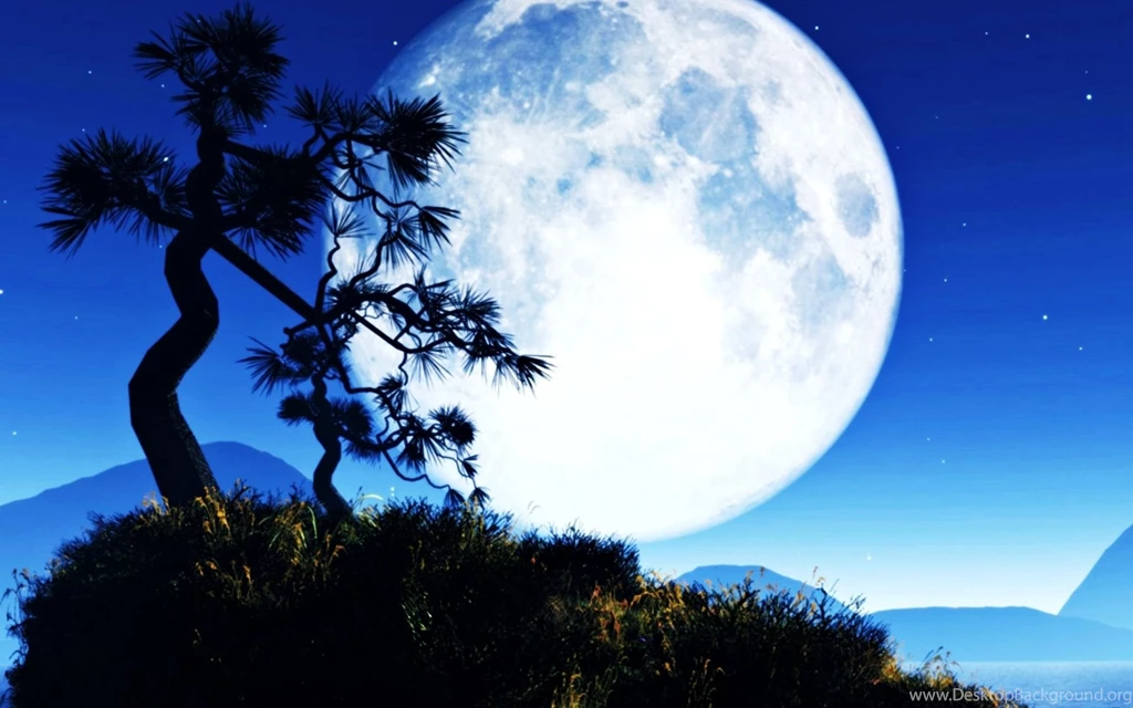 Big moon free hd wallpapers