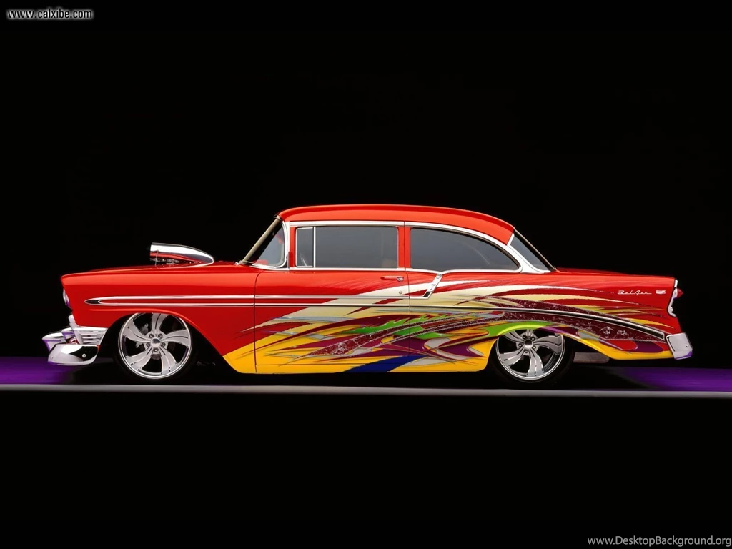 Cars: 1956 Custom Chevy Bel Air, Desktop Wallpapers Nr. 18406