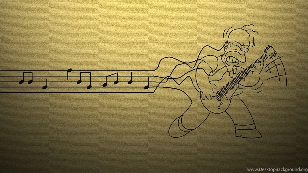 Guitars, Music, Homer, Homer Simpson, The Simpsons