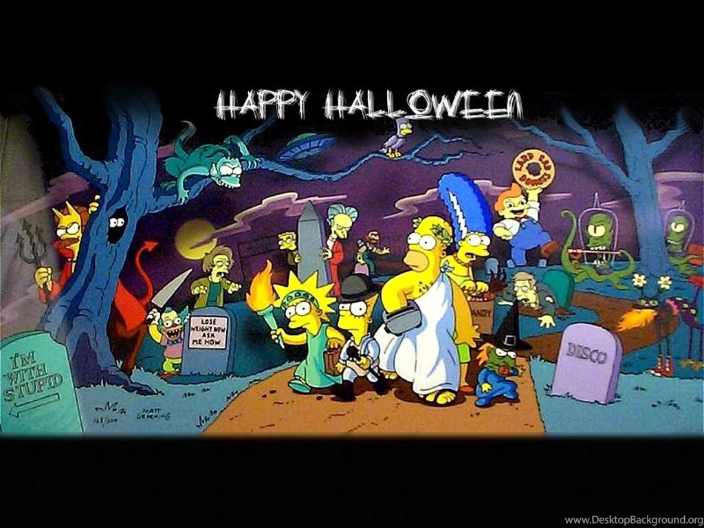 Wallpapers ★ Simpsons Halloween Wallpapers Of The Springfield ...