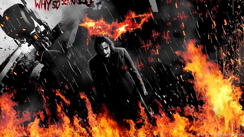 Widescreen Joker In The Middle Of The Mayhem Wallpapers
