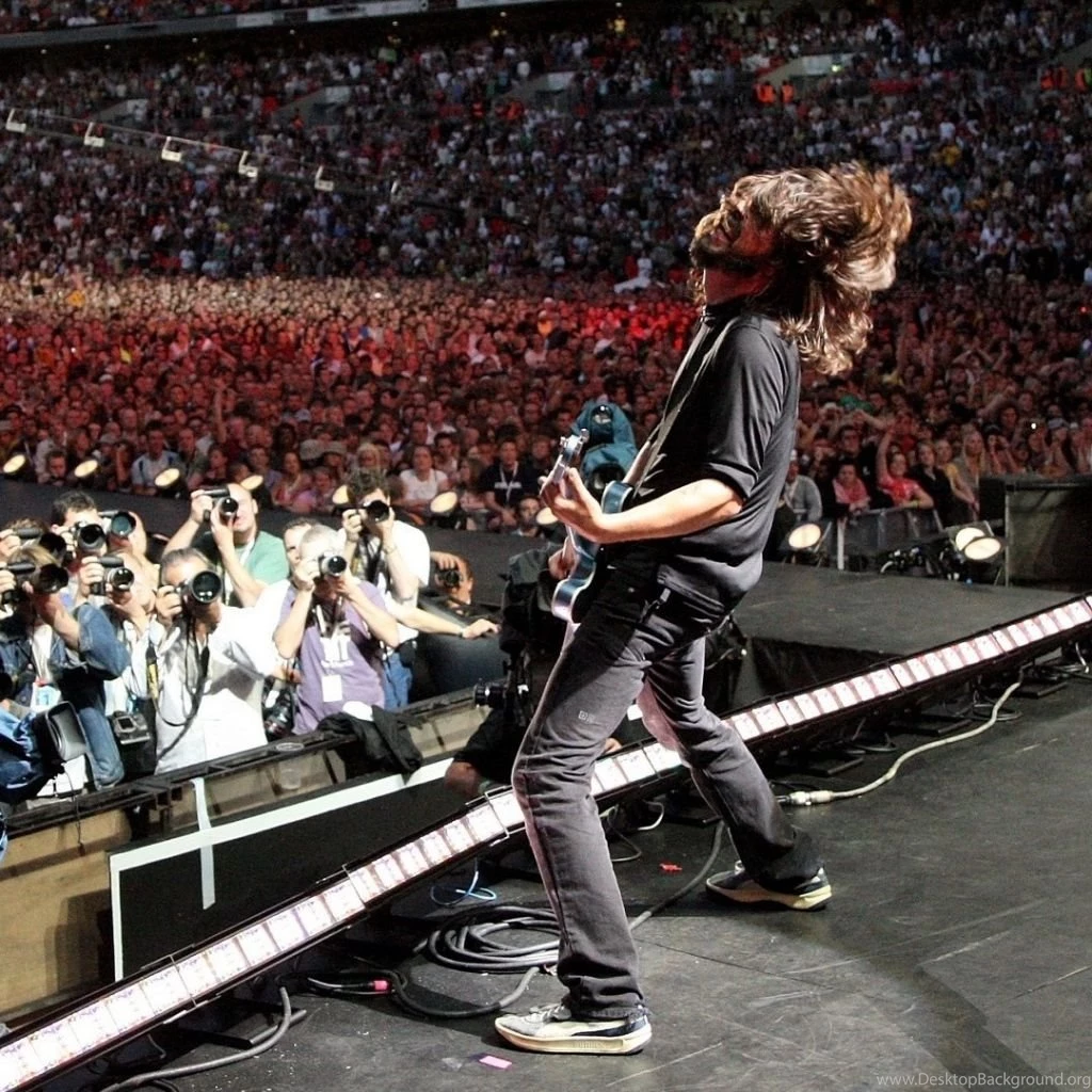 Download Wallpapers 1024x1024 Foo Fighters, Scene, Stadium, Concert ...