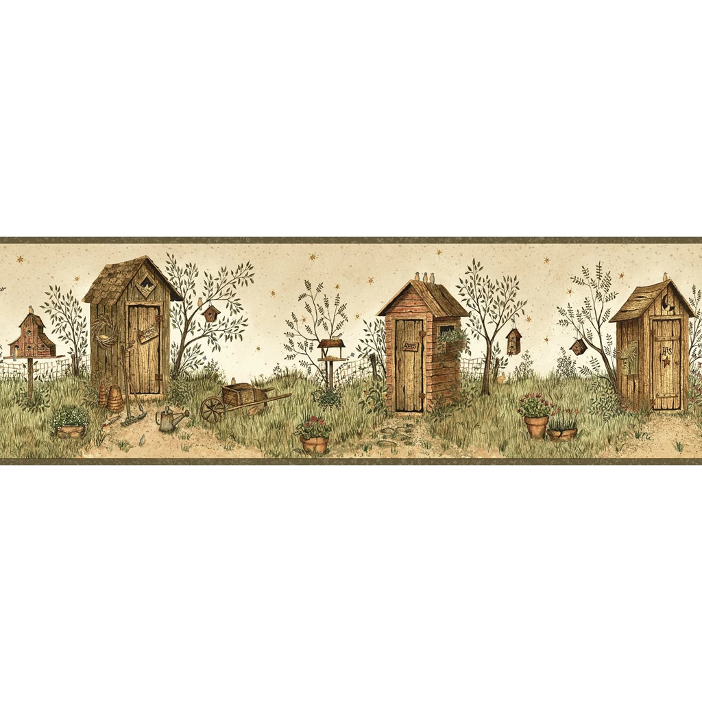 Borders By Chesapeake Twain Garden Outhouse Portrait 15' X 6 ...