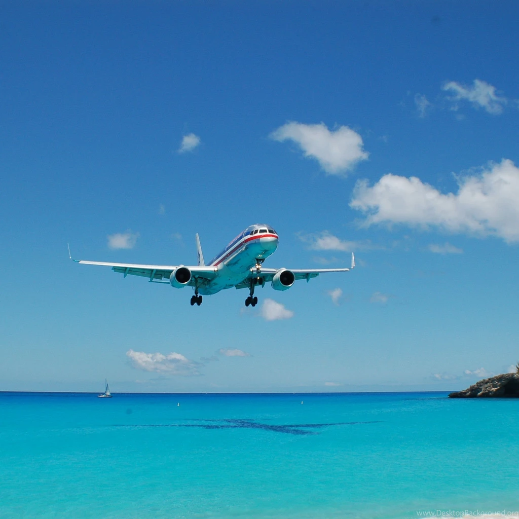 Airplane Landing iPad 3,4 & Air Wallpapers