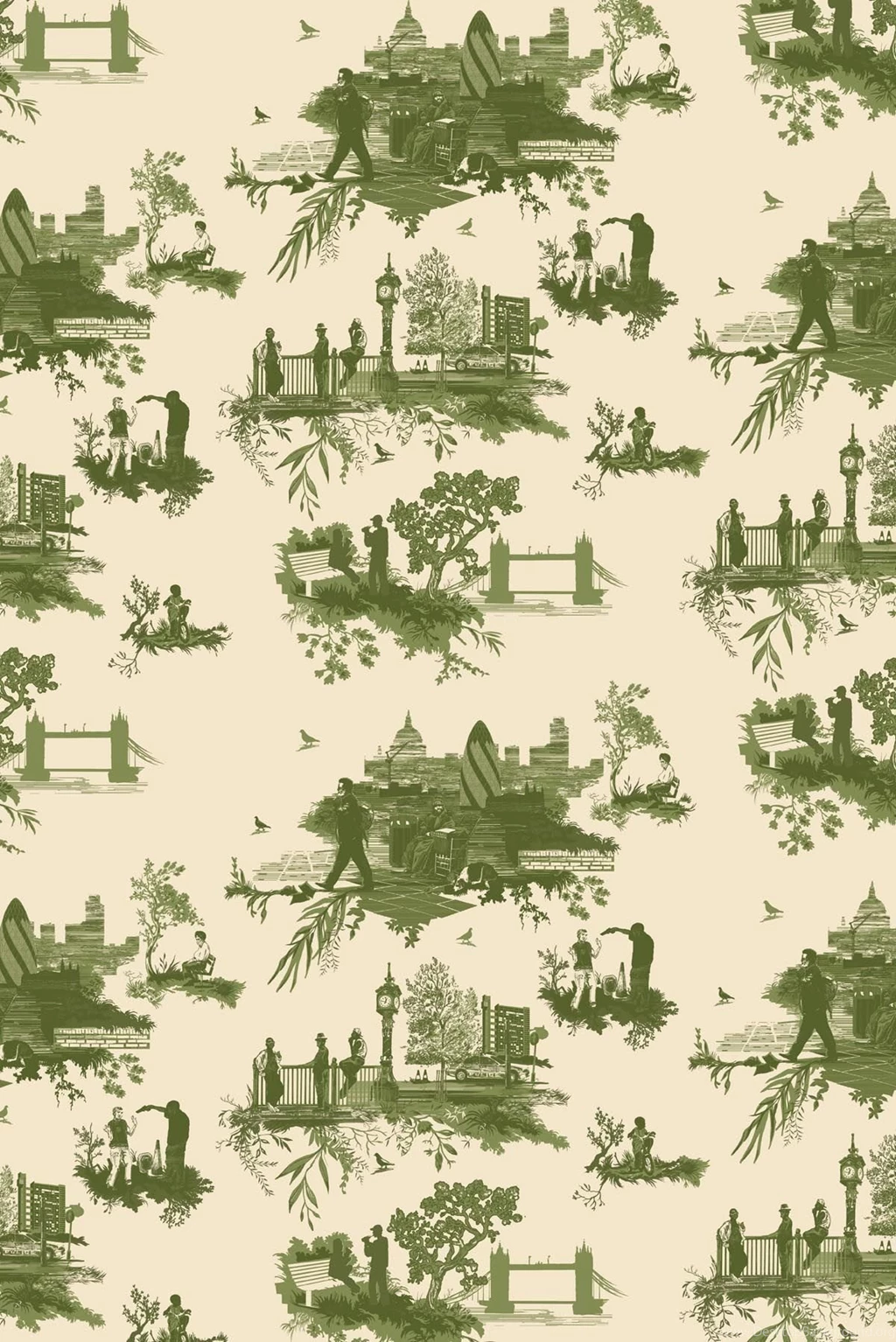 Timorous Beasties Wallcoverings London Toile