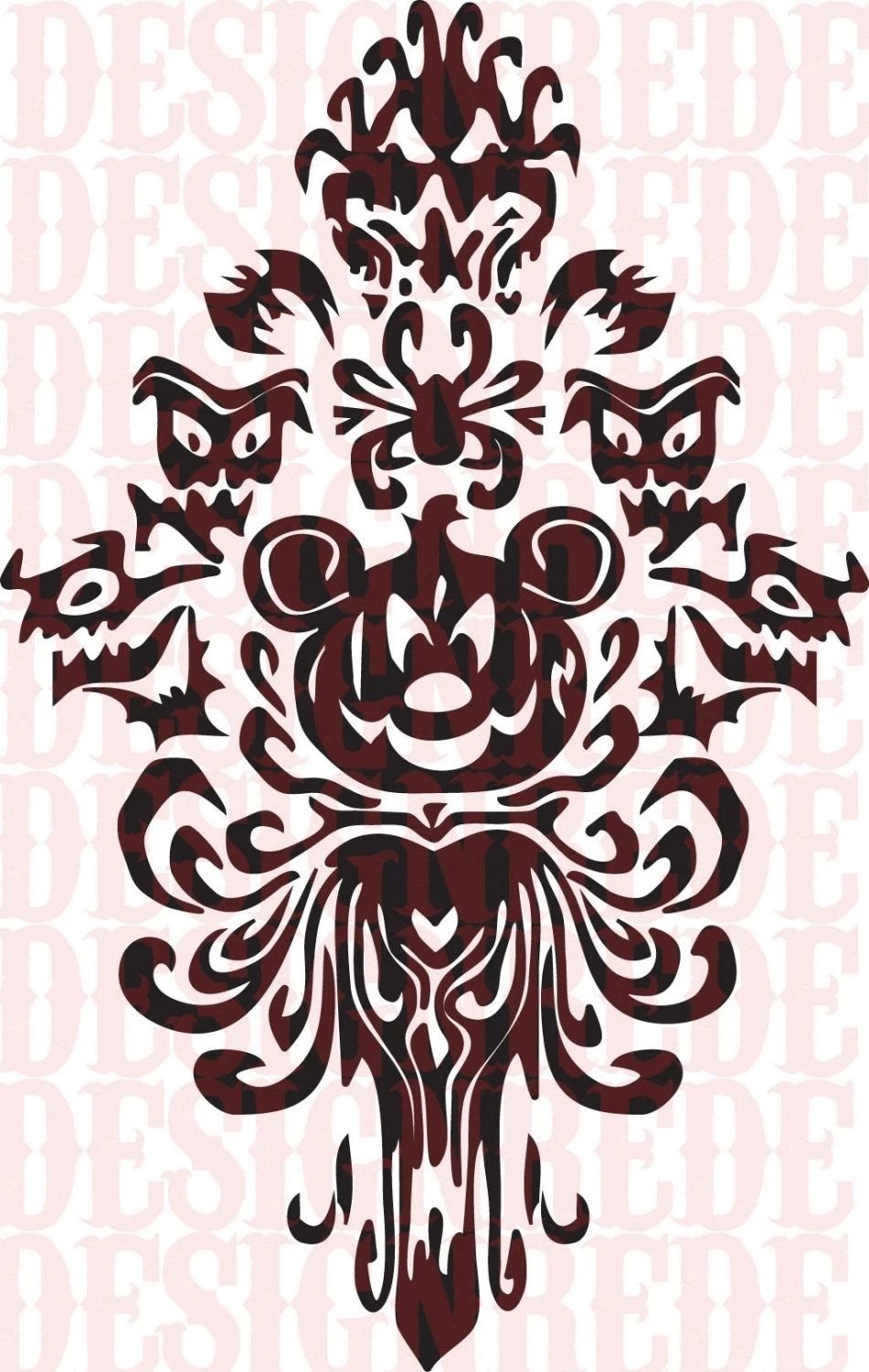 Haunted Mansion Wallpapers Design With A Mickey Mouse By DesignRede