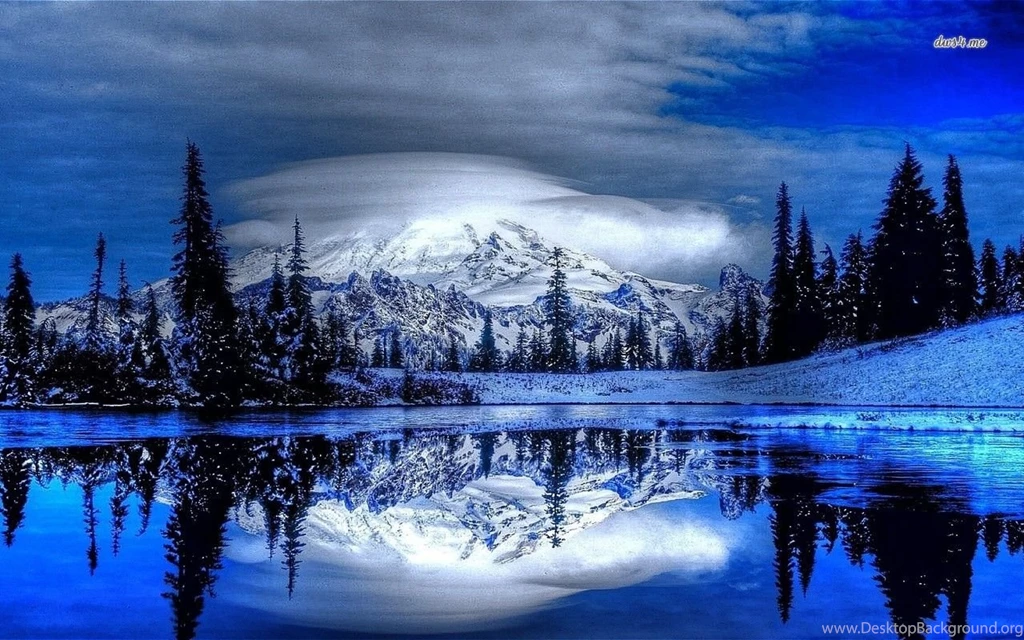 Mountain Lake In Winter Wallpapers   Nature Wallpapers