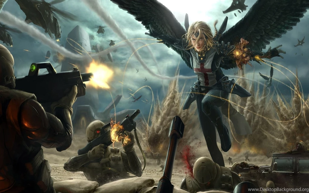 Angel Warrior Computer Wallpapers, Desktop Backgrounds