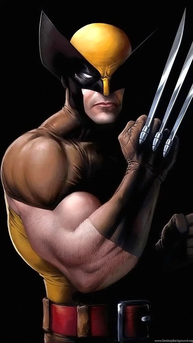 Wolverine With Claws Out iPhone 5 Wallpapers (640x1136)