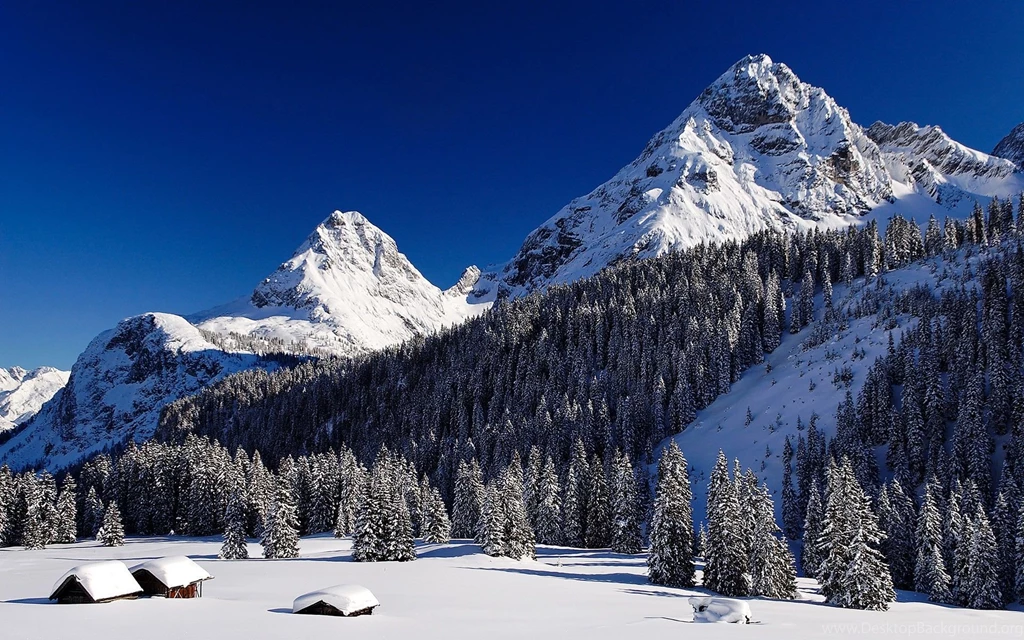 Nature, Winter, Snow, Trees, Mountain Wallpapers HD