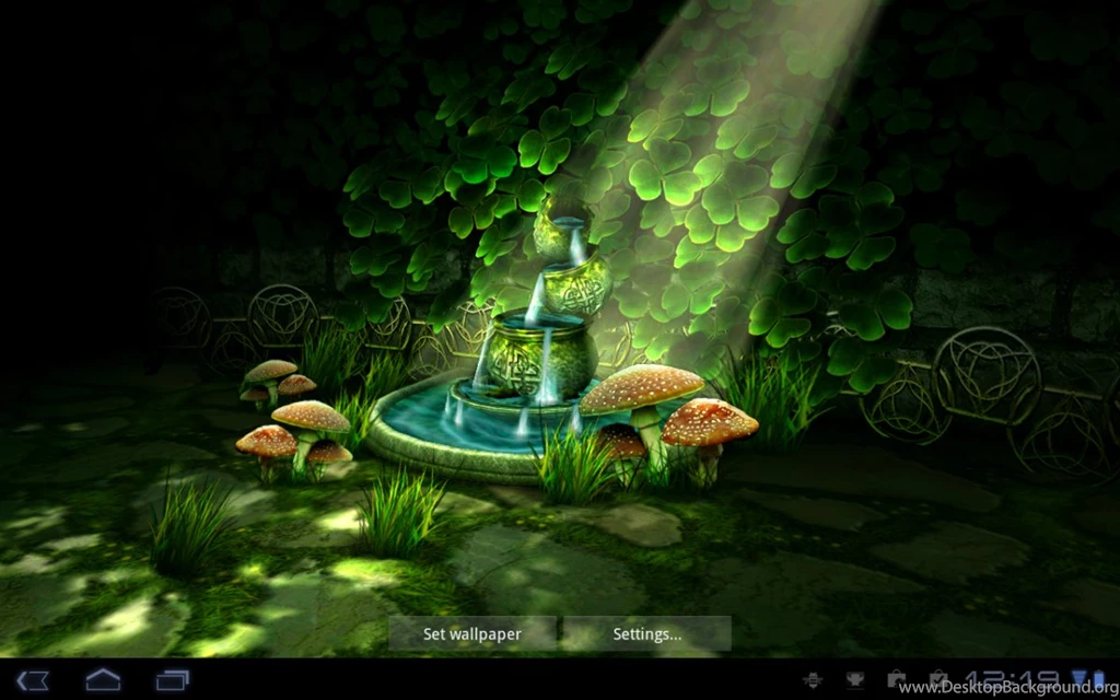 Android Wallpapers Review: Celtic Garden HD