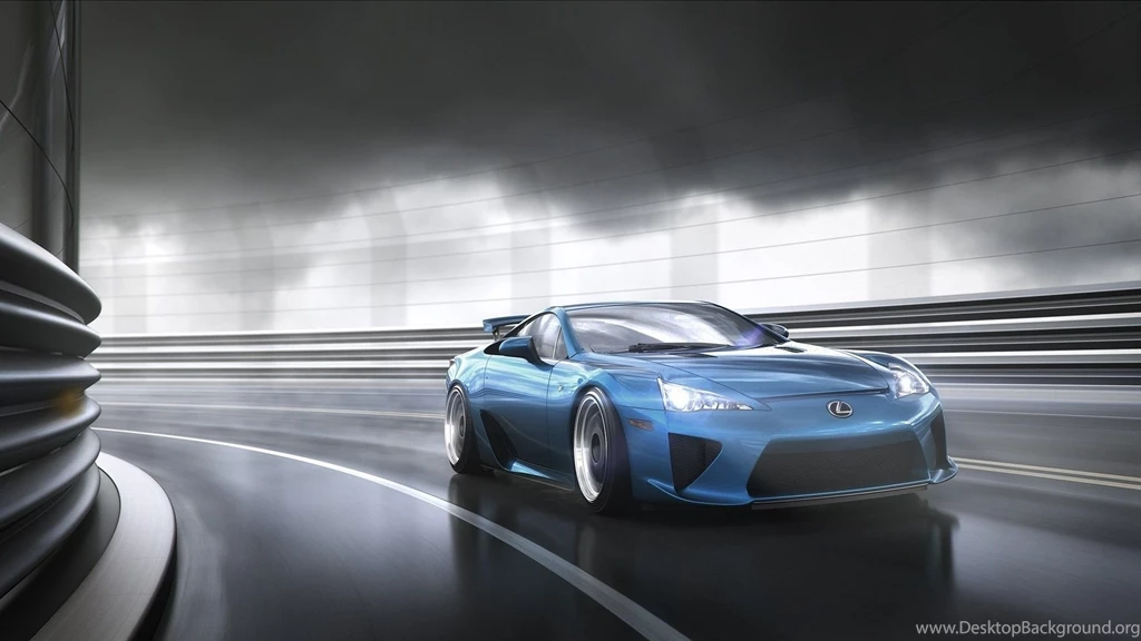 Lexus LFA Tuning Roads Tunnel Wallpapers