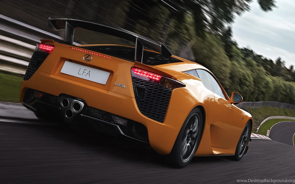 Orange Lexus Lfa Wallpapers