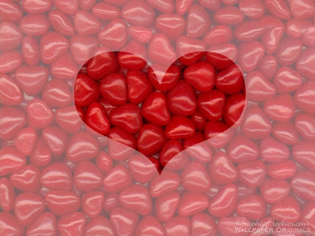 VALENTINE Wallpapers Valentine Red Heart Candies