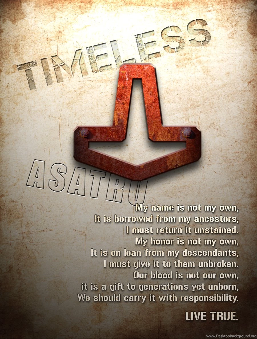 Asatru Grunge Poster By Vikingjack On DeviantArt