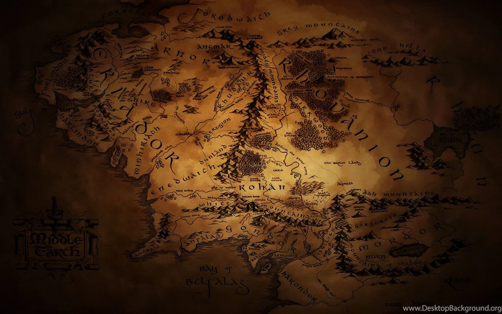 Middle Earth Map Wallpapers 2 By JohnnySlowhand On DeviantArt