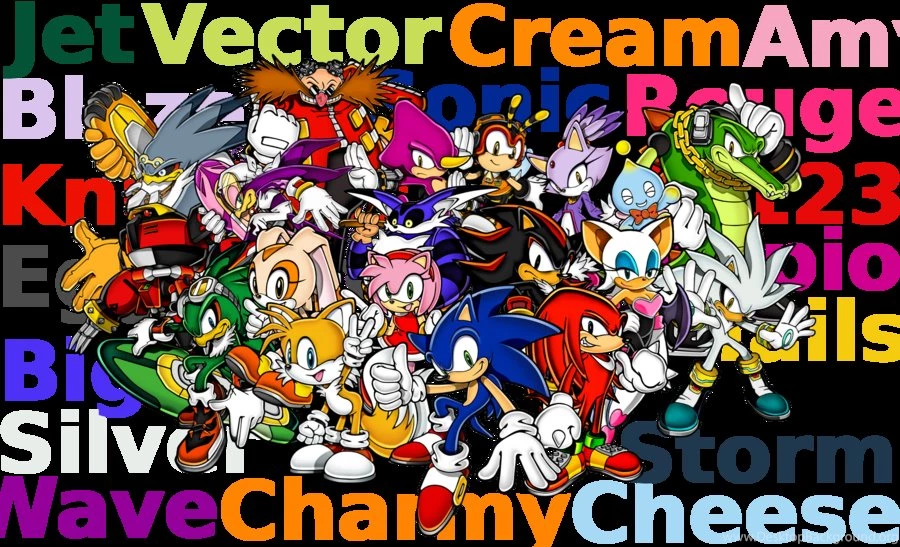 Sonic Characters Backgrounds By Nifflers Unite On DeviantArt
