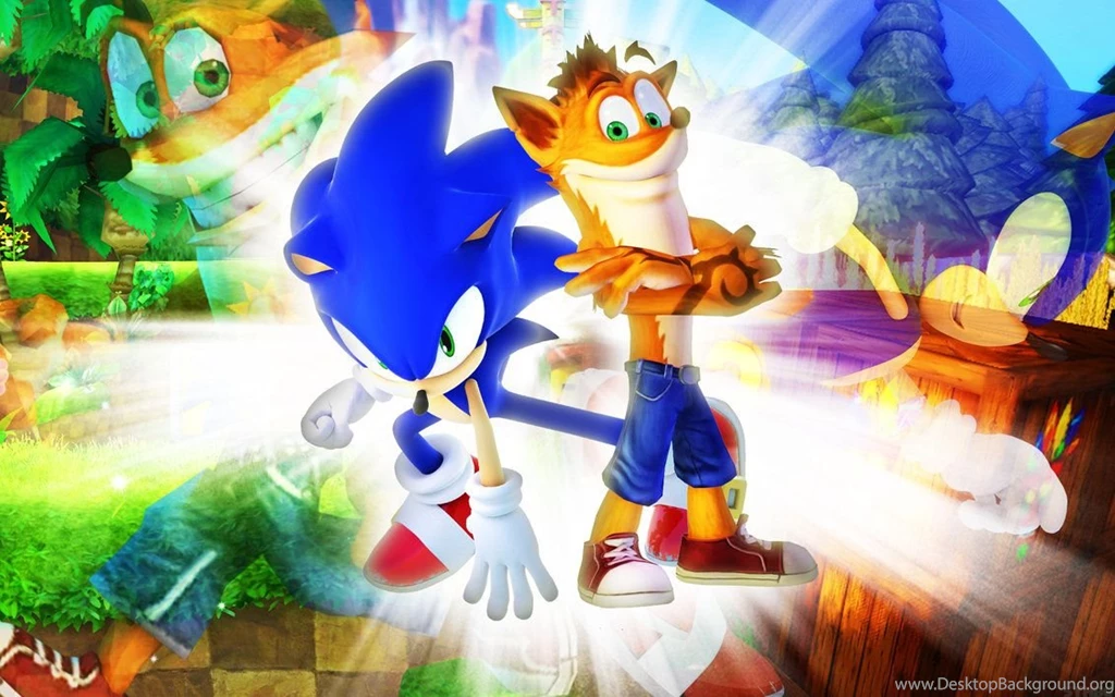 Sonic The Hedgehog And Crash Bandicoot Wallpapers By ...