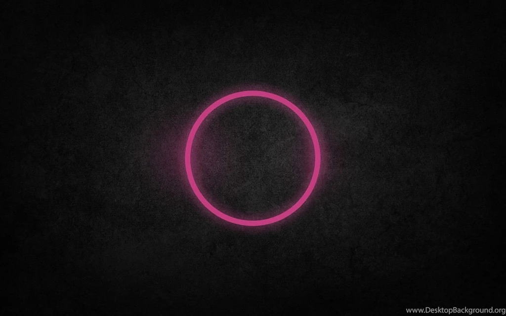 Pink Glowing Circle Wallpapers