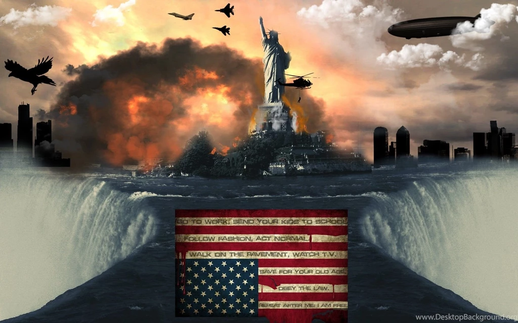 Pictures Of American Eagle And Flag