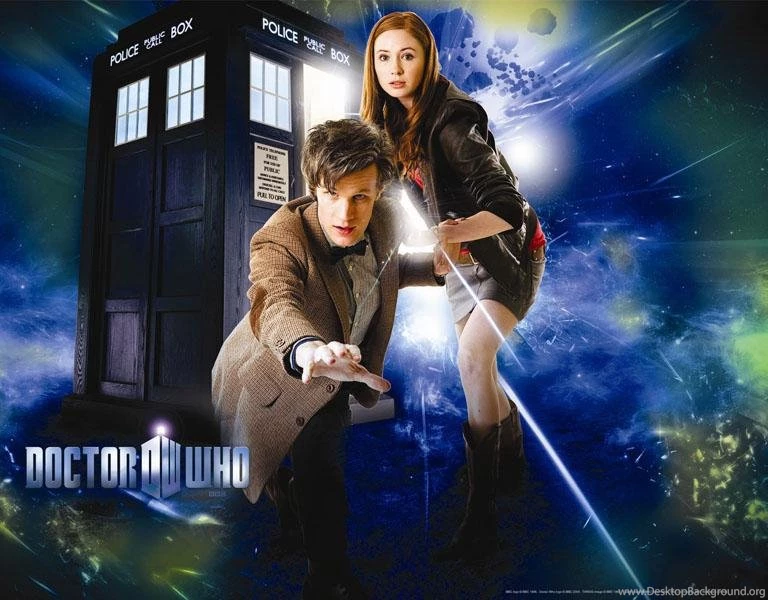 Doctor Who: Wallpaper: 11th Doctor & Amy Pond @ ForbiddenPlanet ...
