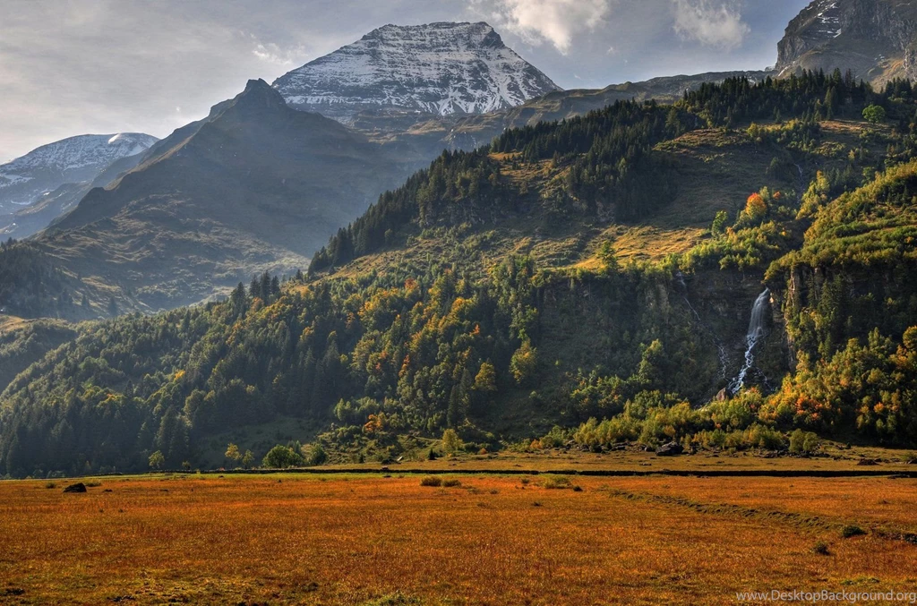Mountain Backgrounds With Waterfall By Burtn On DeviantArt