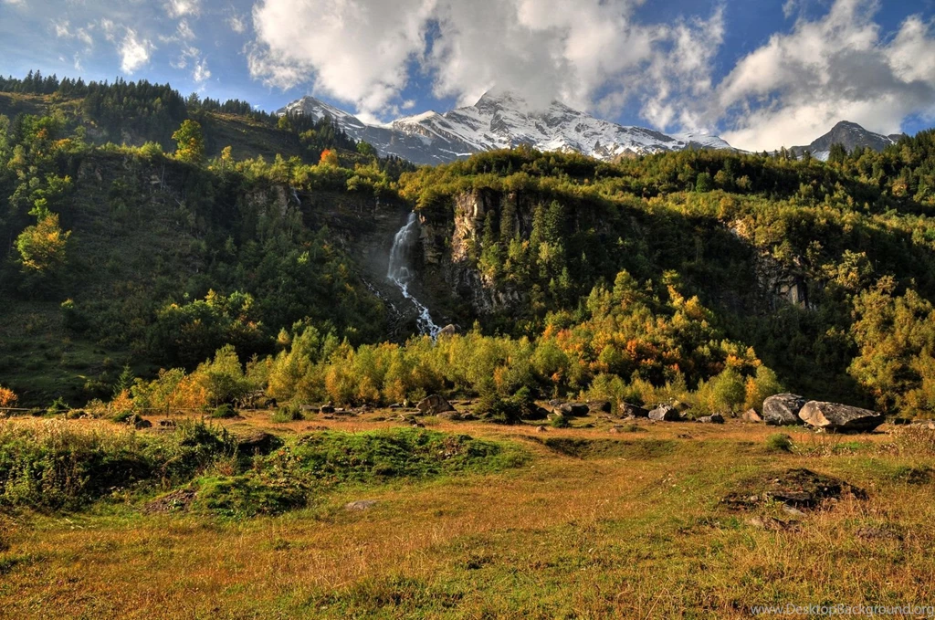 Mountain Backgrounds With Waterfall By Burtn On DeviantArt
