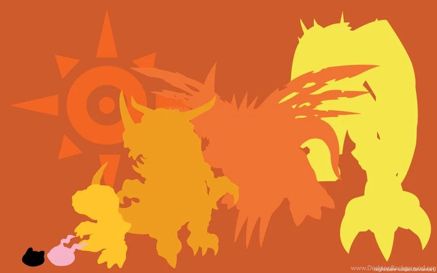 Evolution Digimon Palmon Patamon Tailmon Gabumon Digivice Agumon ...