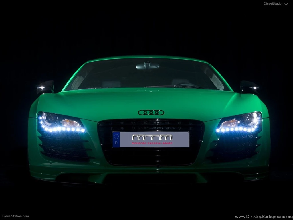 2009 MTM Audi R8 In Porsche Green Exotic Car Wallpapers