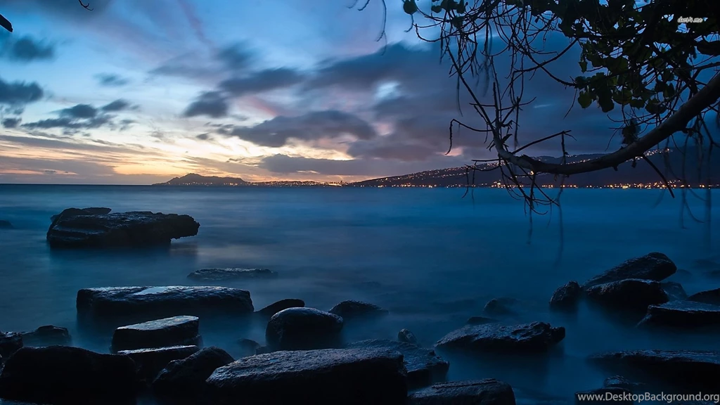 Night Beach Wallpapers Wide
