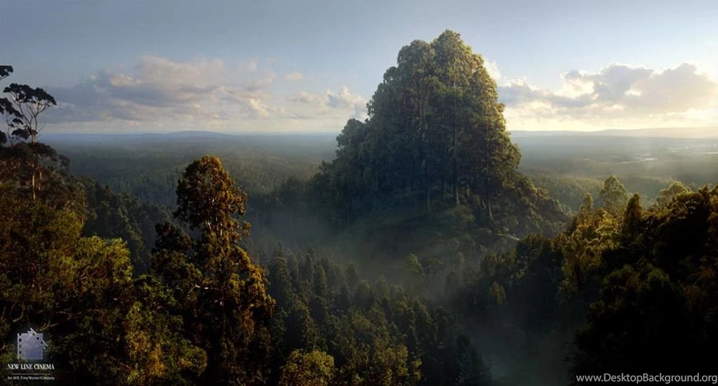 Wallpapers Fairytale Lord Of The Rings Pictures Forest Hill Skies ...