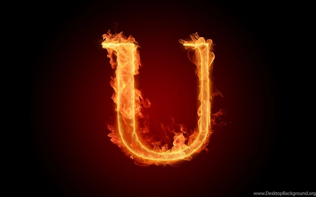 Flaming U Computer Wallpapers, Desktop Backgrounds