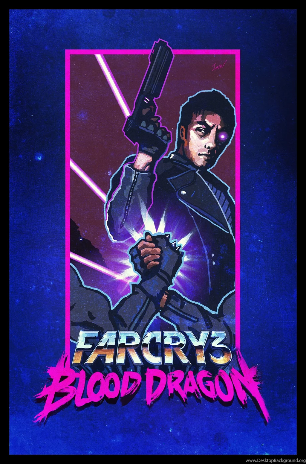 Far Cry 3 Blood Dragon By Sullyvancraft On Deviantart Desktop Background