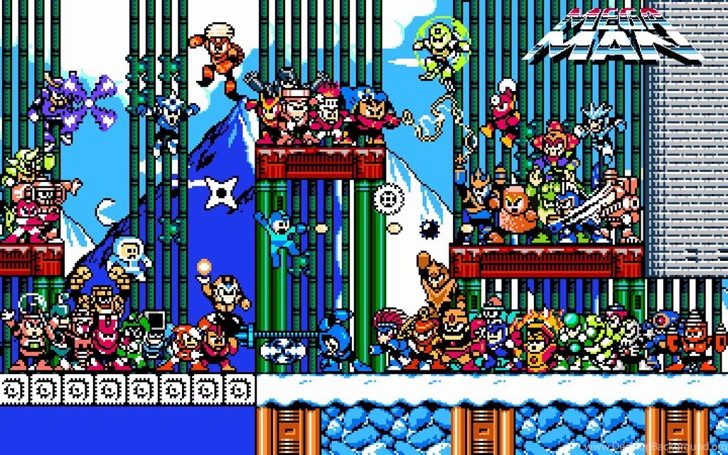 Mega Man Week 150 EXCLUSIVE Custom Wallpapers