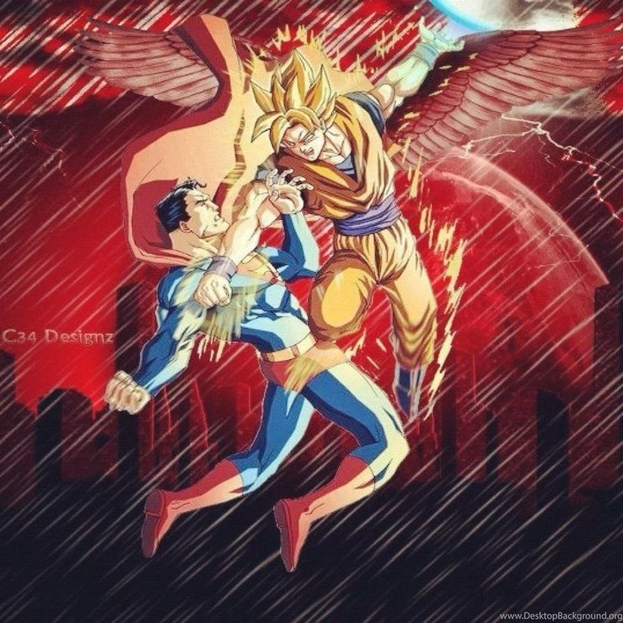 Goku Vs Superman By Kiyoshi33 On DeviantArt