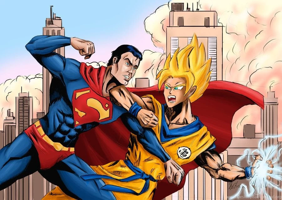 Goku Vs Superman By Amenoosa On DeviantArt