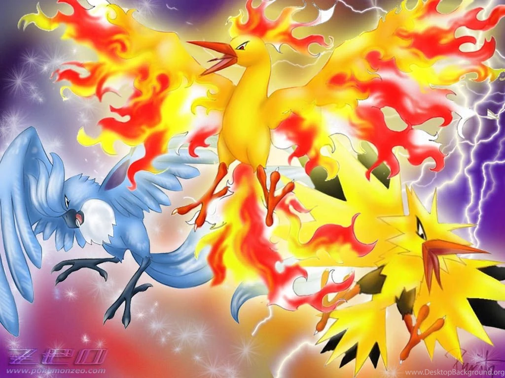 Articuno, Zapdos And Moltres   Articuno, Zapdos And Moltres ...