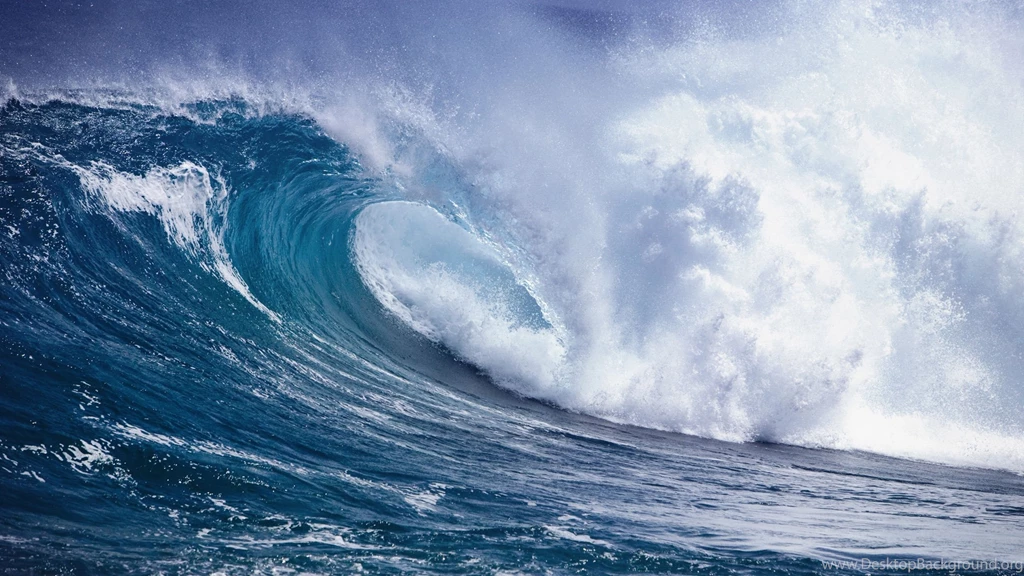 Download Wallpapers 2560x1440 Waves, Sea, Water, Stream Mac iMac 27 ...