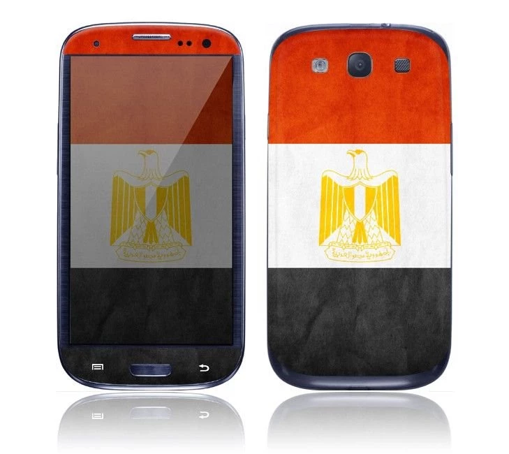 Samsung Galaxy S III, S3 Decal Skin Flag Of Egypt