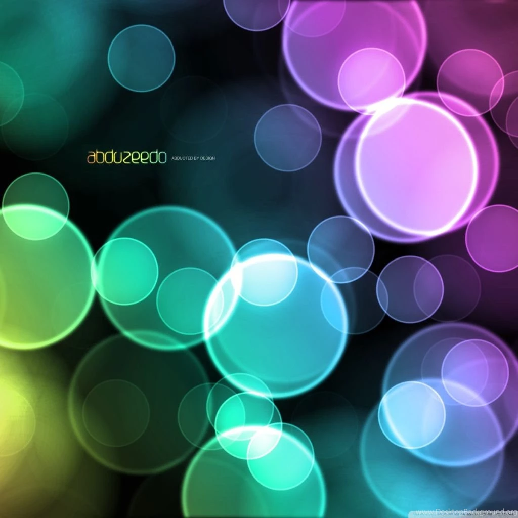 Abstract Backgrounds Colorful Circles Green Cyan Magenta Orange HD ...