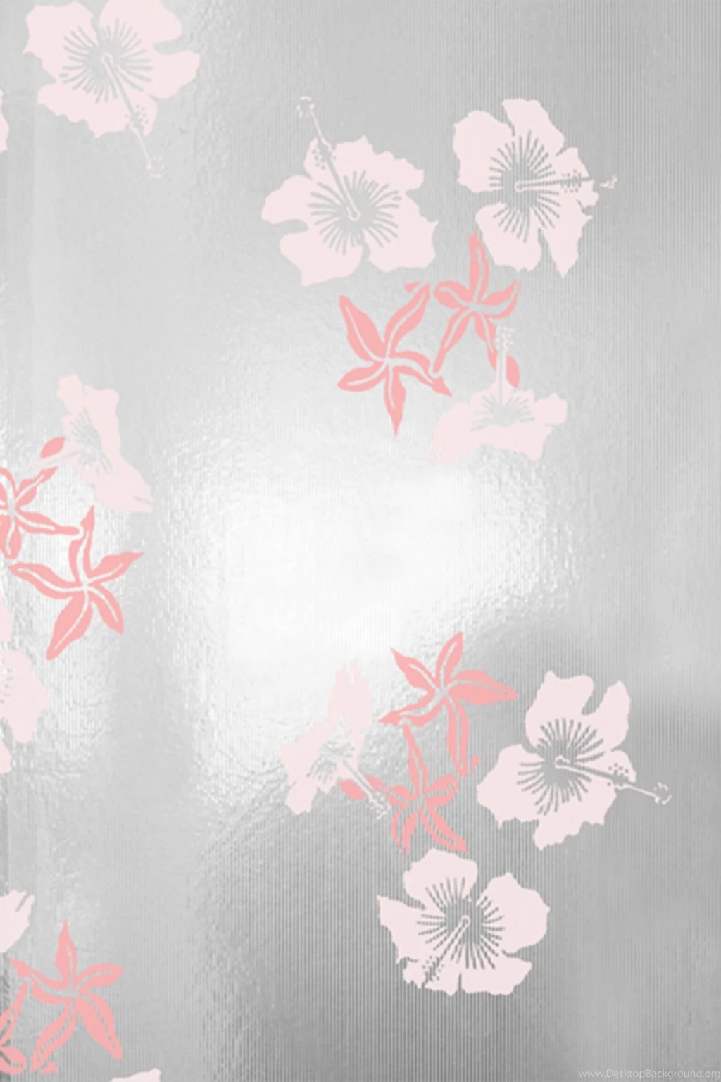 Hibiscus Wallpapers Pink And Silver
