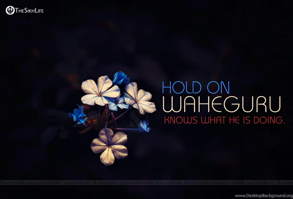 Hold On Waheguru Knows, Waheguru HD Wallpapers